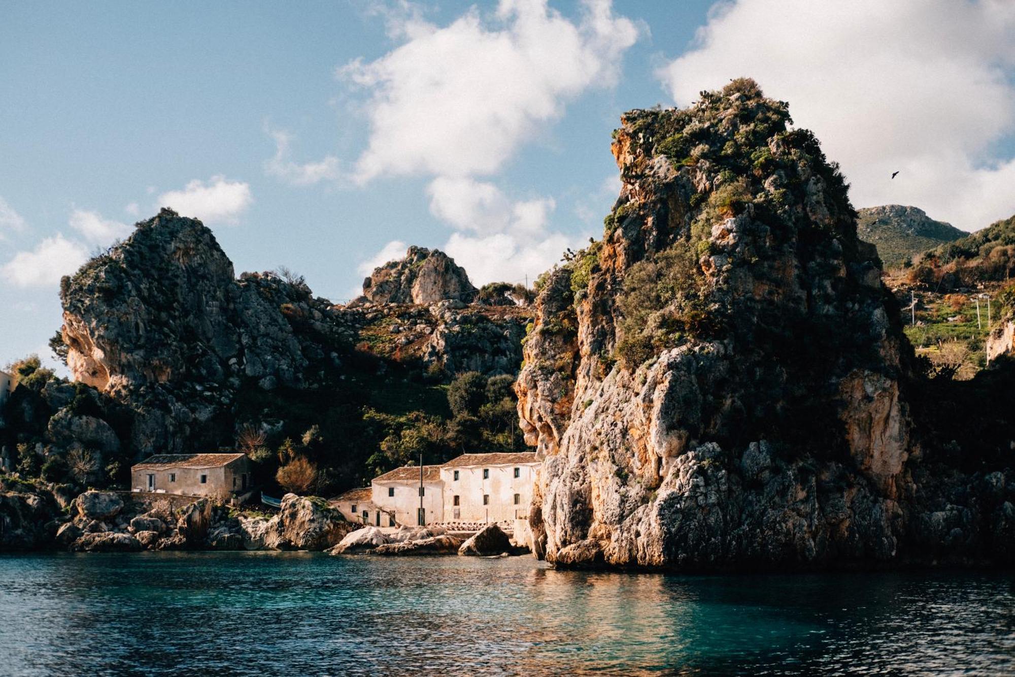 Вілла Tonnara Di Scopello Кастелламмаре-дель-Гольфо Екстер'єр фото